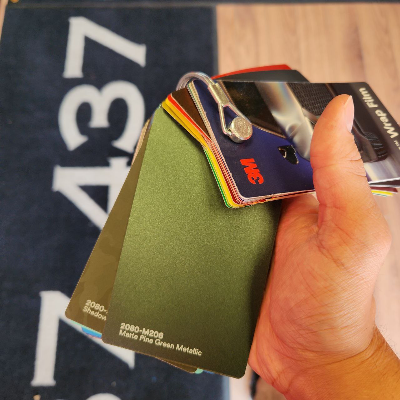 3M 2080 Wrap Film Series - Matte Metallic Pine Green