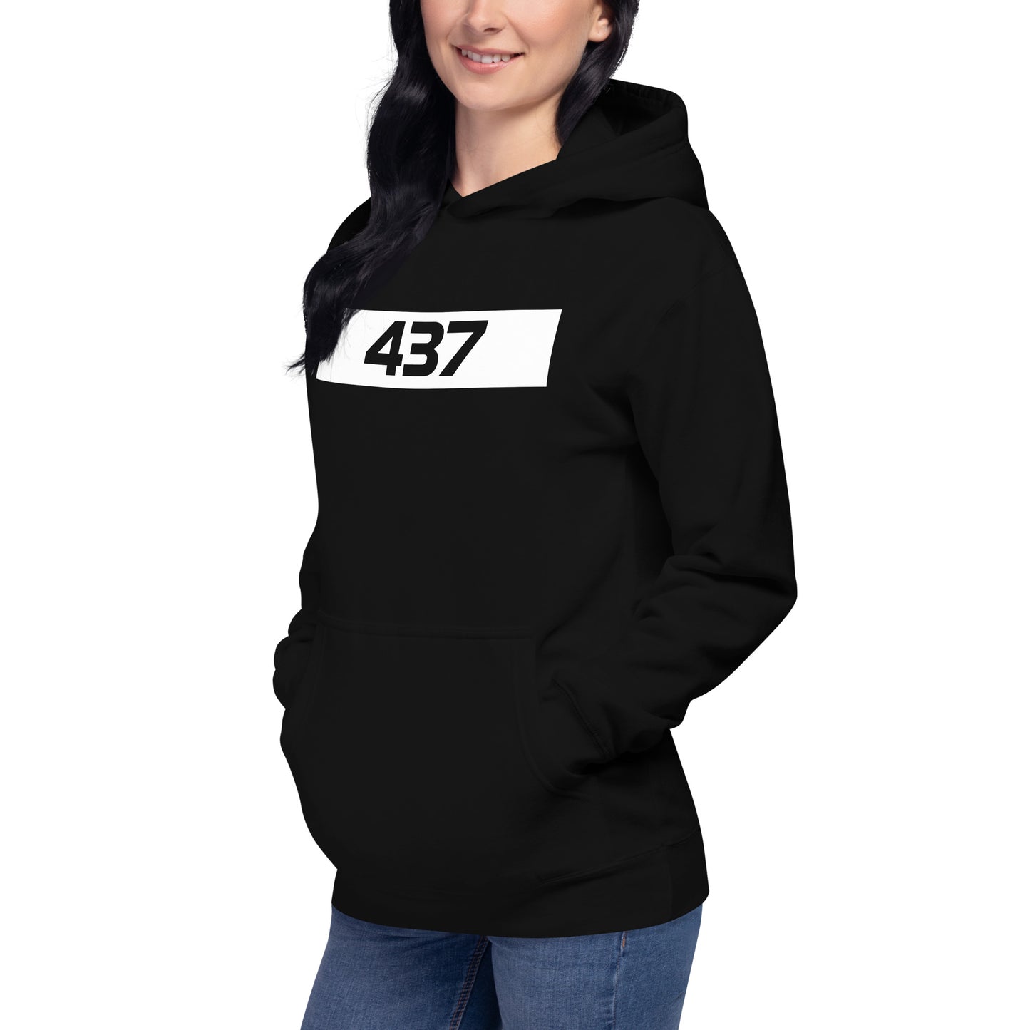 Black Unisex 437 "You Don't Want this Life" Hoodie
