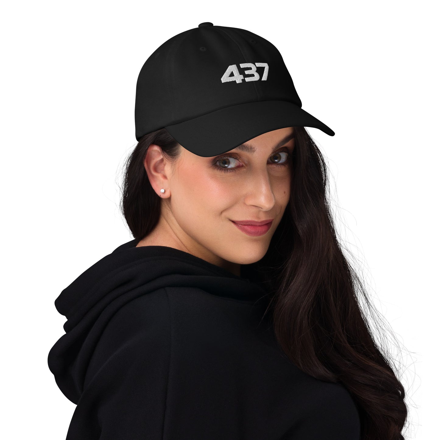 Black 437 Logo Hat
