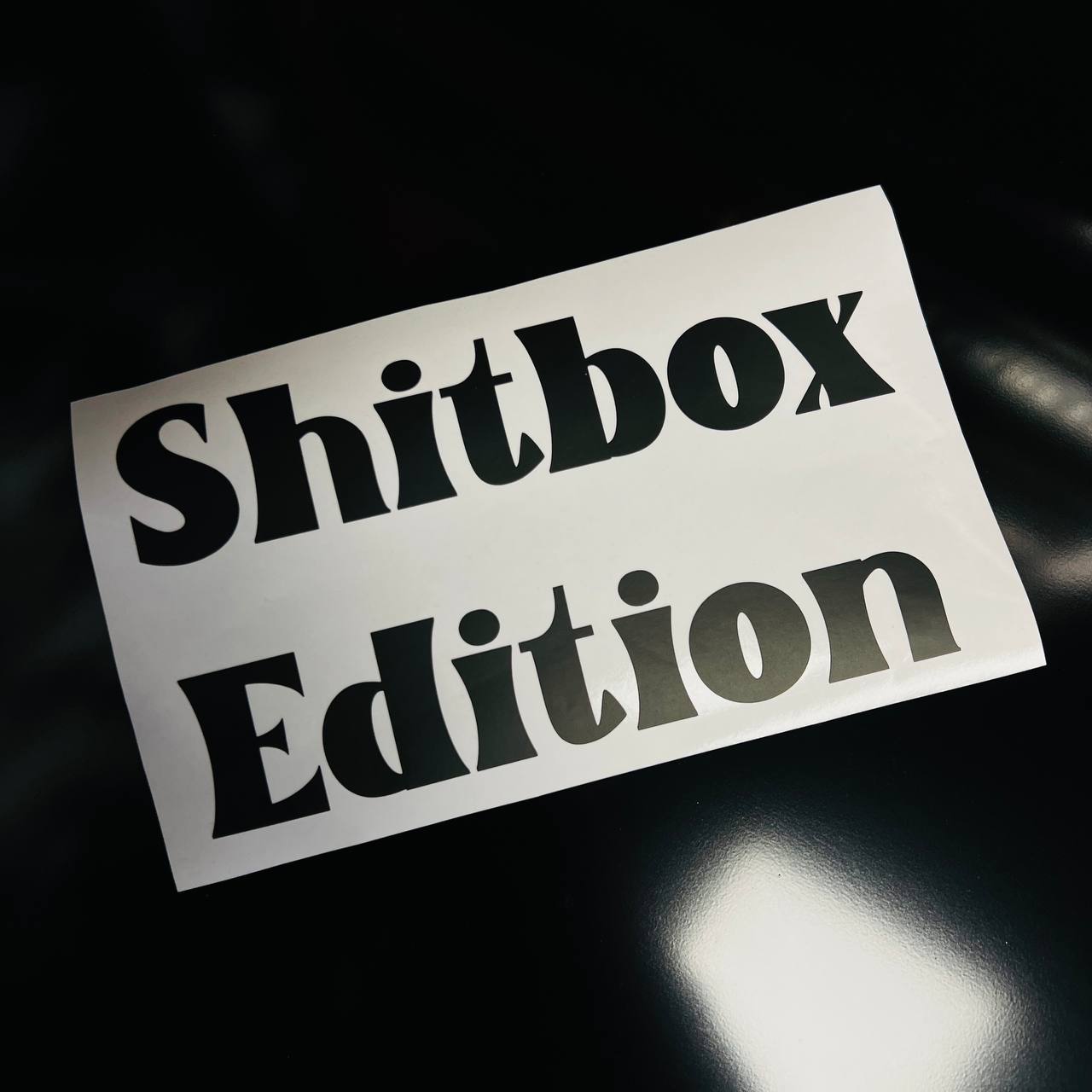 "Shitbox Edition" Vinyl Sticker