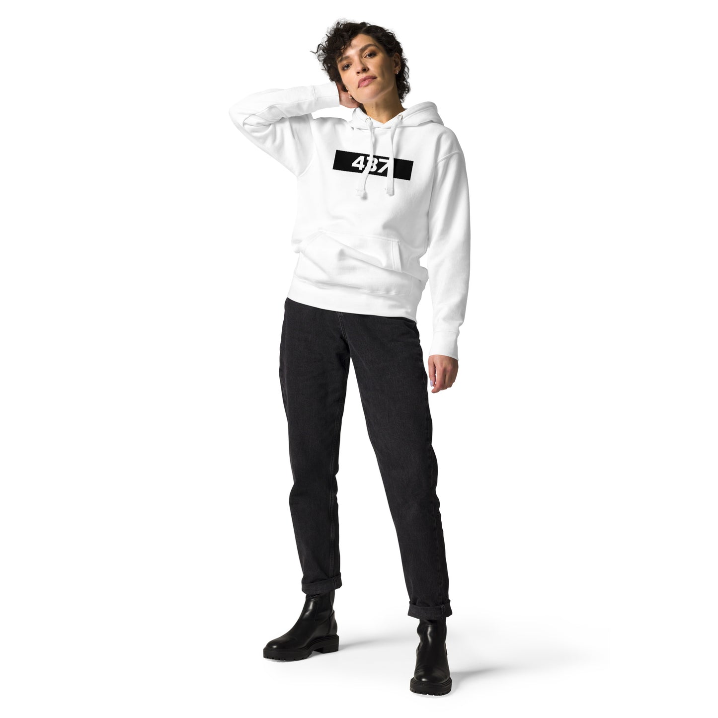 White Unisex 437 "You Don't Want This Life" Hoodie