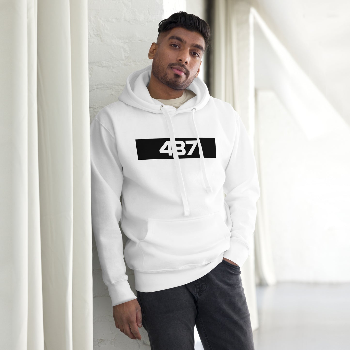 White Unisex 437 "You Don't Want This Life" Hoodie